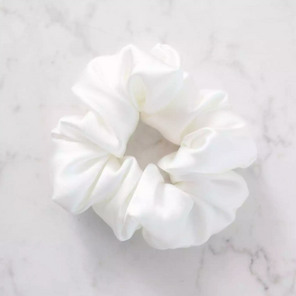 Jedwabne scrunchie ecru - Yooglo