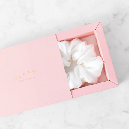 Jedwabne scrunchie ecru - Yooglo