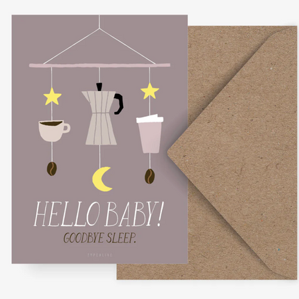 Kartka Hello Baby - Yooglo