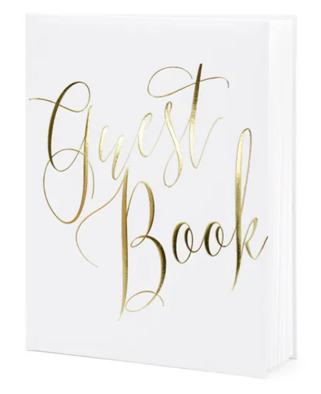 Księga gości ’Guest Book’ biały - księga gości