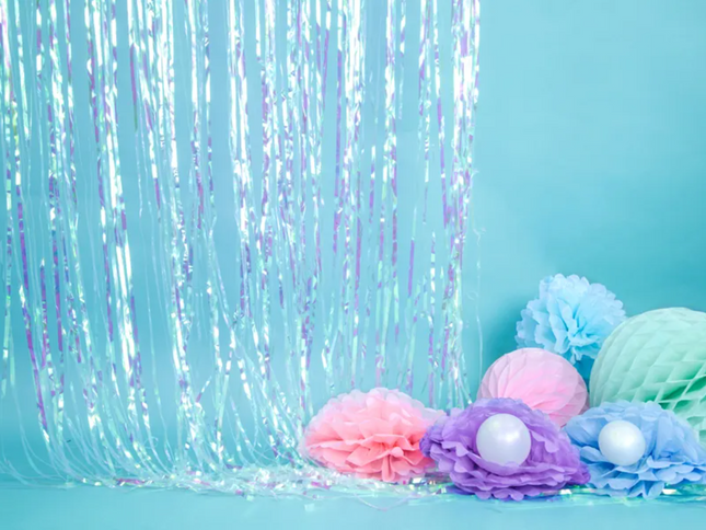 Kurtyna Party opalizujący 90 x 250cm - kurtyna dekoracyjna