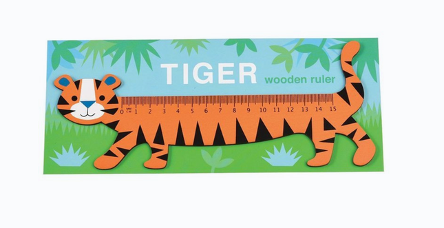 Rex London - Drewniana linijka, Tygrys Teddy - Yooglo