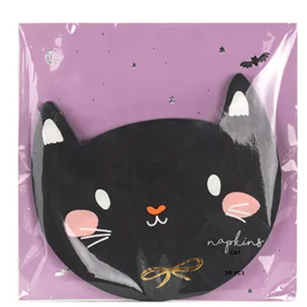 Serwetki Kotek czarny - serwetki papierowe