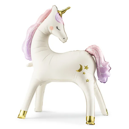 Stojący balon foliowy Jednorożec 95x86 cm - balony