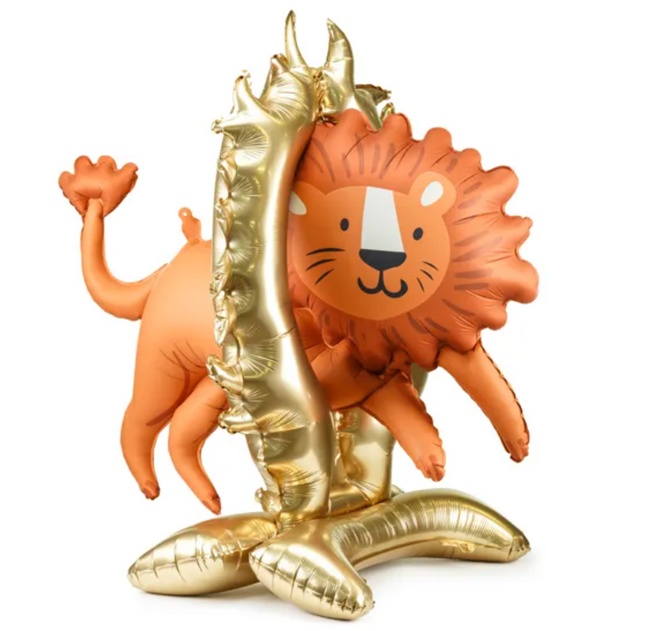 Stojący balon foliowy Lew 97x97 cm - balony