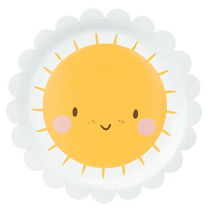 Talerzyki Słoneczko 18 cm - talerzyki papierowe