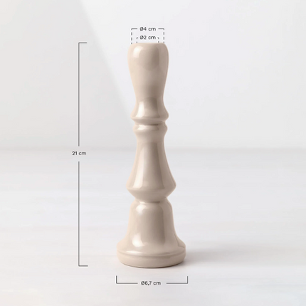 Wazon ceramiczny Litza - kolor: Nature - Yooglo