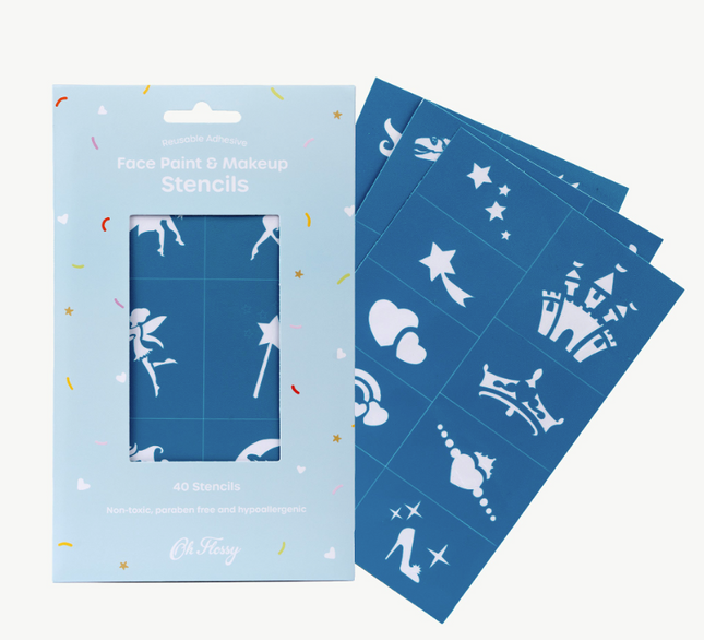 Wielorazowe szablony do makijażu i malowania twarzy - Yooglo