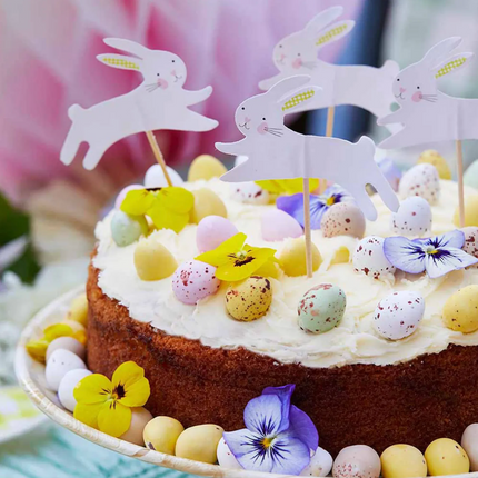 Zestaw do babeczek wielkanocnych Bunny Cupcake Kit - króliczki - Yooglo